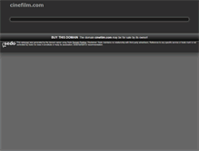 Tablet Screenshot of cinefilm.com